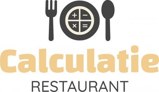 Calculatie restaurant logo